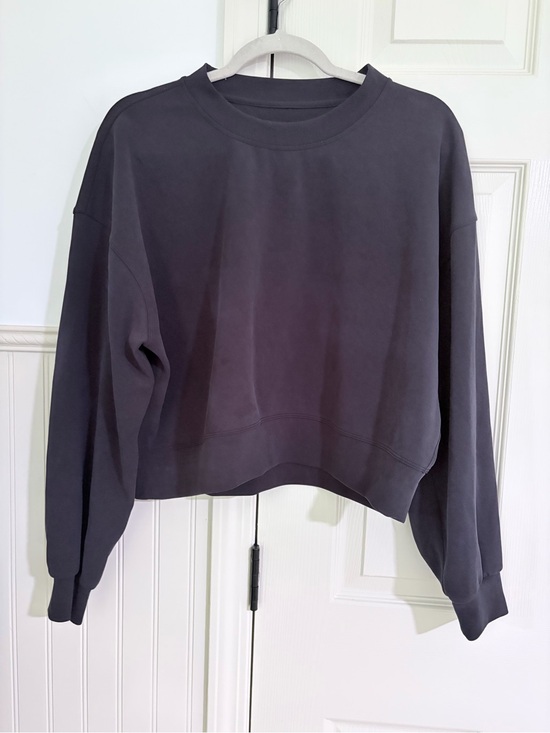 lululemon athletica Sweaters - lululemon athletica Charcoal Boxy Crew Sweatshirt